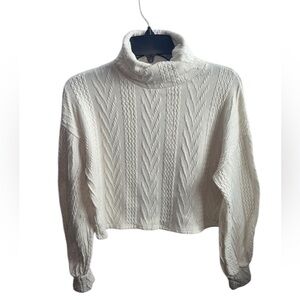 Nectar x Clothing Cropped Turtleneck Top